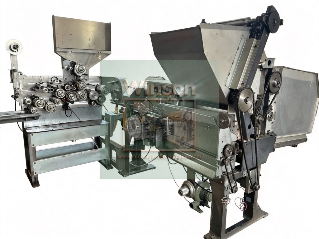 Low speed BABY mini mark Cigarette Making Machine from the origin manufacturer to make high quality cigarette with reasonable price , easy to running ,simple structure .
